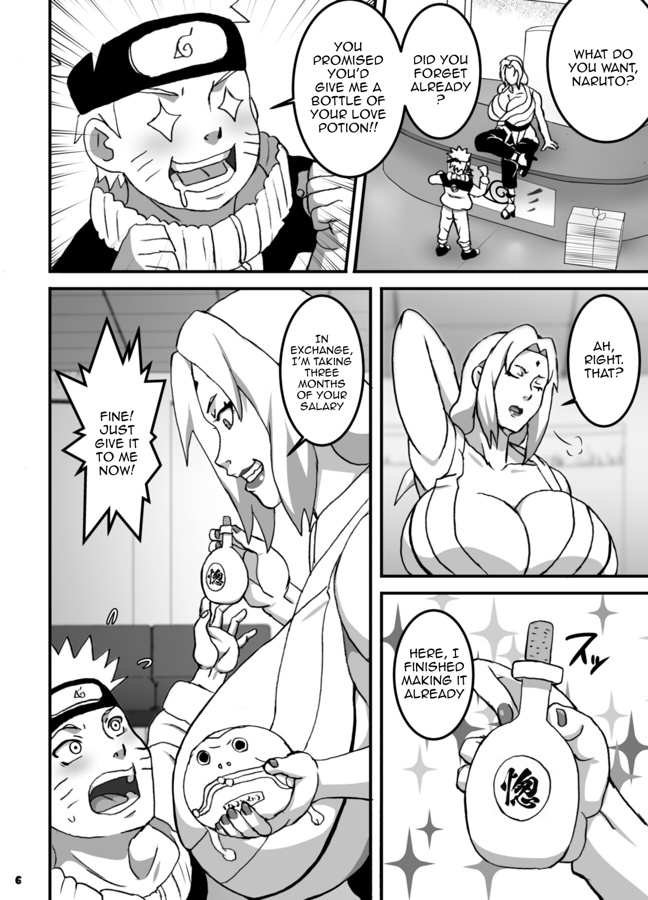 Hentai Manga Comic-Melty Tsunade - Story About The Hokage's Hardships Caused By a Love Drug-Read-7